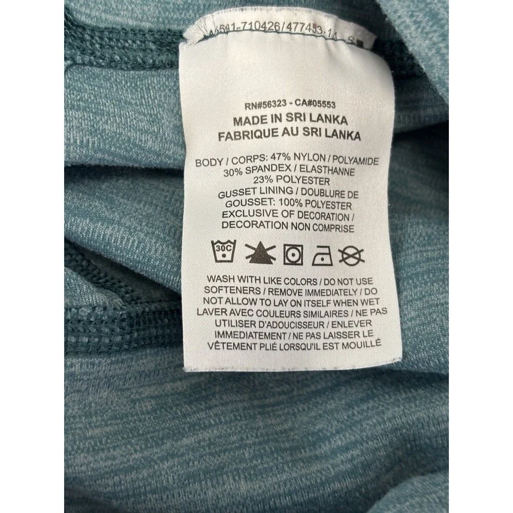 Nike Dri Fit Leggings Yoga Women’s Feathered Blue 22 Inch Inseam Yoga Running